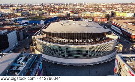 Amazing View Over Mercedes Benz Arena In Berlin - Berlin, Germany - March 11, 2021