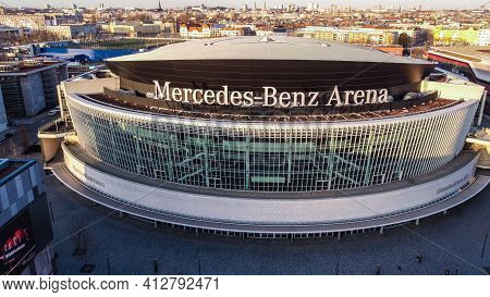 Amazing View Over Mercedes Benz Arena In Berlin - Berlin, Germany - March 11, 2021