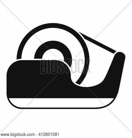 Tape Holder Icon. Simple Illustration Of Tape Holder Vector Icon For Web Design Isolated On White Ba