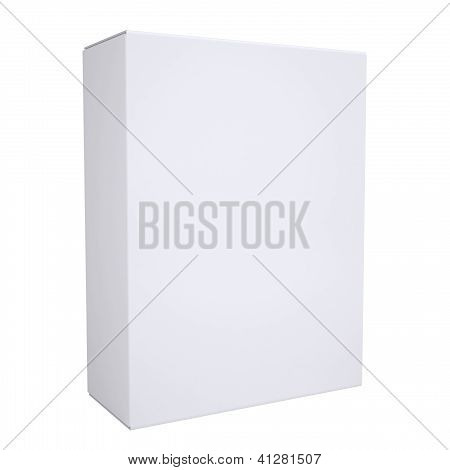 Bílá kartonová krabice