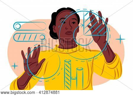 Vector Analytics In Shadow Of Sharp Lines Style