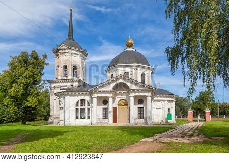 Church Of Ioanna Predtechi In Historic Goncharov Estate In Yaropolets, Russia