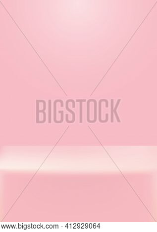 Soft Pink Vertica Social Media Banner For Advertising Products In Stories. Pink Abstract Cover Or La