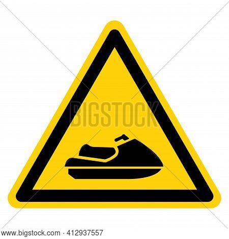 Jetski Symbol Sign,vector Illustration, Isolate On White Background Label. Eps10