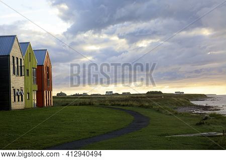 John O'groats (scotland), Uk - August 04, 2018: John O'groats Area, Caithness, Scotland, Highlands, 