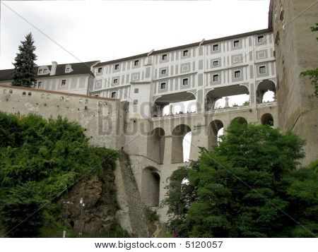 Český Krumlov (unesco dědictví), Česká republika.