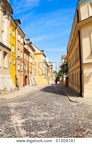 Piwna Street In Warsaw,