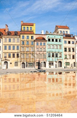 Color Houses Of Warsaw Marketplace Square