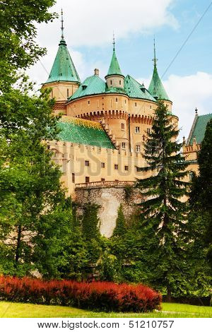 Bojnice Castle Garden View