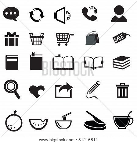 Various Universal Icon Collection Set