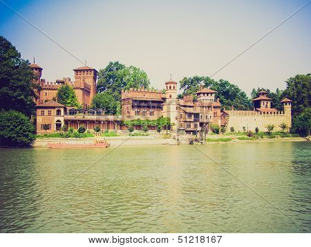Retro Look Medieval Castle