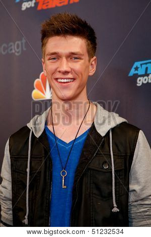 NEW YORK-SEP 17: Magician Collins Key attends the pre-show red carpet for NBC's 