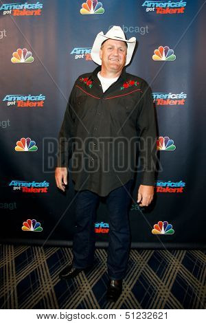 NEW YORK-AUG 28: Country singer Marty Brown attends the post-show red carpet for NBC's 