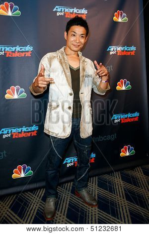 NEW YORK-AUG 28: Dancer Kenichi Ebina attends the post-show red carpet for NBC's 