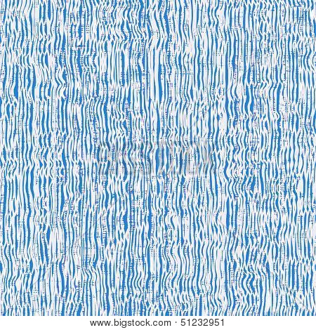 Blue Background Stripes - Wavy lines on White