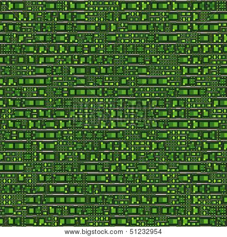 Geometric techno background repeat pattern