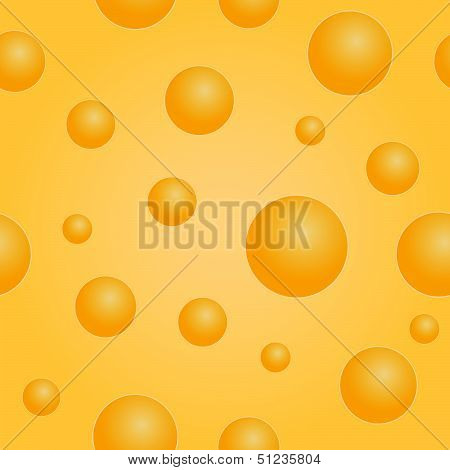 vector seamless background: cheese