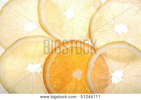 lemon and orange