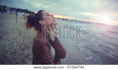 Sunset portrait