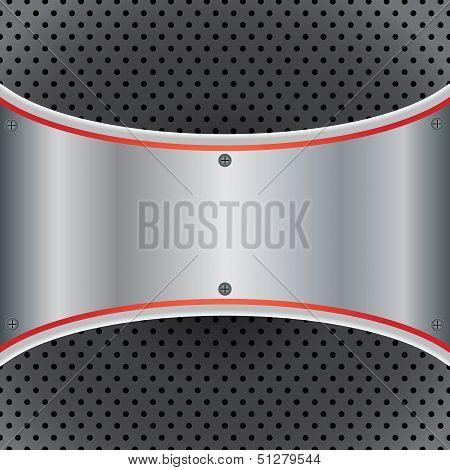 Metal Template With Texture.