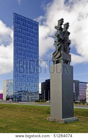 Hofdatorg Office Tower in Reykjavik, Iceland