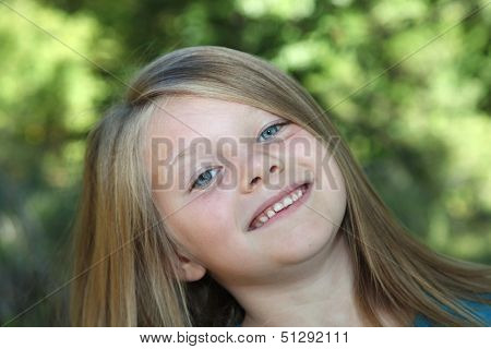 A Smiling Young Girl