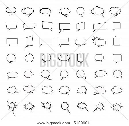 Speak Bubbles Set