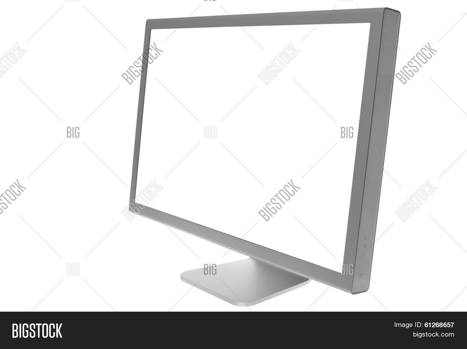 Computer Monitor White Image & Photo (Free Trial) | Bigstock