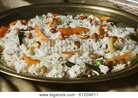 Masala bhaat is a rice based dish from India