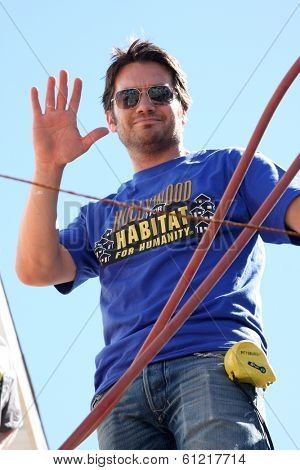 LOS ANGELES - MAR 8:  Dominic Zamprogna at the 5th Annual General Hospital Habitat for Humanity Fan Build Day at Private Location on March 8, 2014 in Lynwood, CA