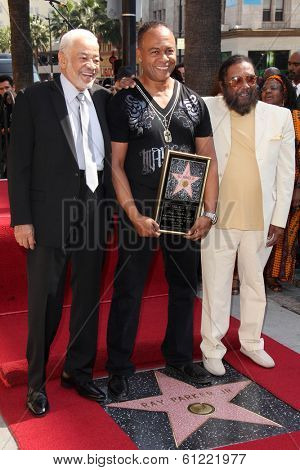 LOS ANGELES - MAR 6:  Bill Withers, Ray Parker Jr, Eddie Holland at the Ray Parker Jr Hollywood Walk of Fame Star Ceremony at Walk of Fame on March 6, 2014 in Los Angeles, CA