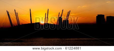 London Arena Sunset