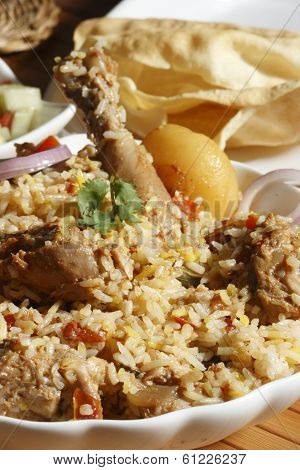 Sindhi Biryani - A Non-veg dish Sindhi cuisine