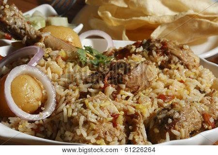 Sindhi Biryani - A Non-veg dish Sindhi cuisine