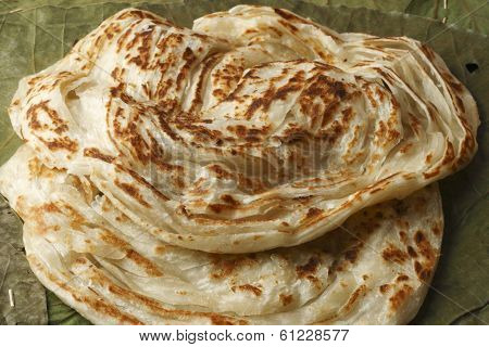 Kerala Paratha - a layered flatbread from Kerala