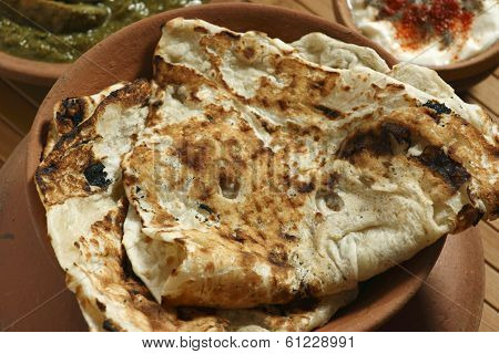 Tandoori Roti is Indian unleavened bread