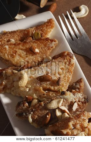 Shahi Tukda - A sweet from India