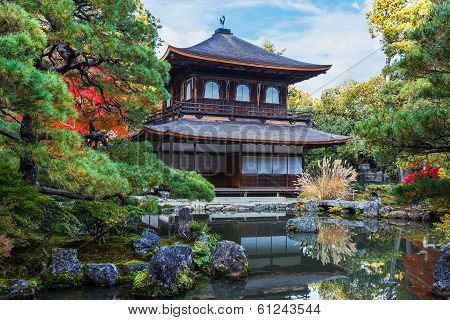 Ginkakuji - The Silver Temple Pavilion in Kyoto