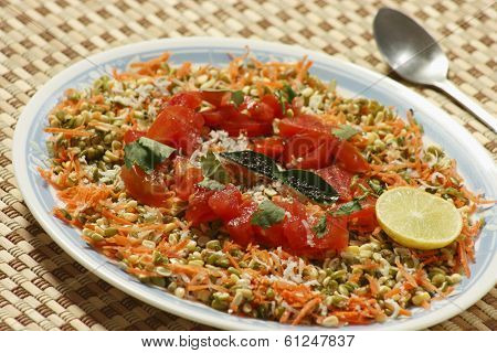 Moong Dal gajjar chaat from India