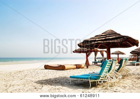 Beach Of The Luxury Hotel, Ajman, Uae