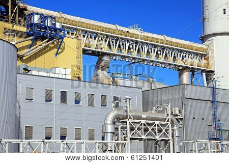 Factory Mondi in town Ruzomberok, Slovakia