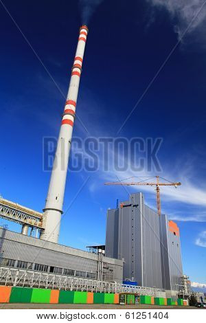 Factory Mondi in town Ruzomberok, Slovakia