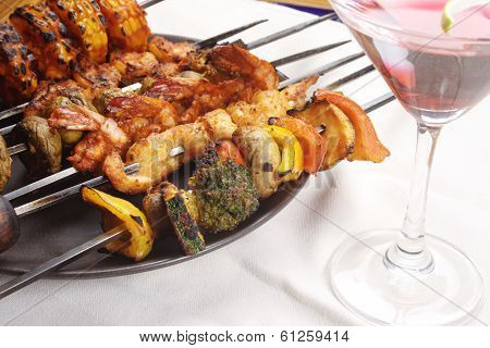 Barbecue Kebab Platter