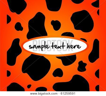 Abstract Cow Print