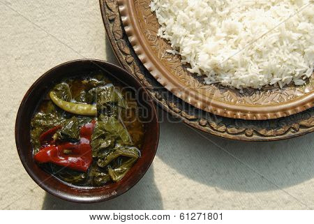 Haak Kashmir spinach from India