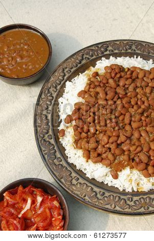 Red kidney beans curry from India