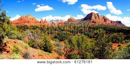 Sedona landscape panorama