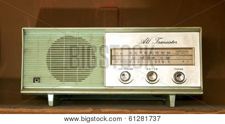 vintage radios ( toned image )