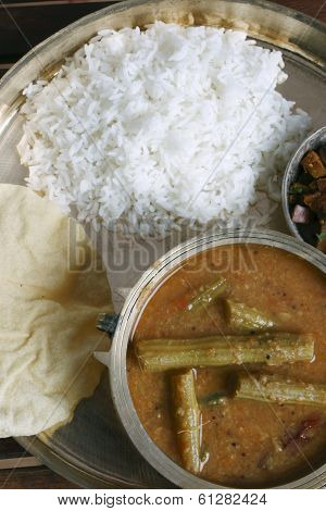 Drumstick Sambar - A lentil soup from India