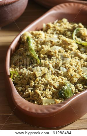 Fish Puttu - a dish from Kerala, India